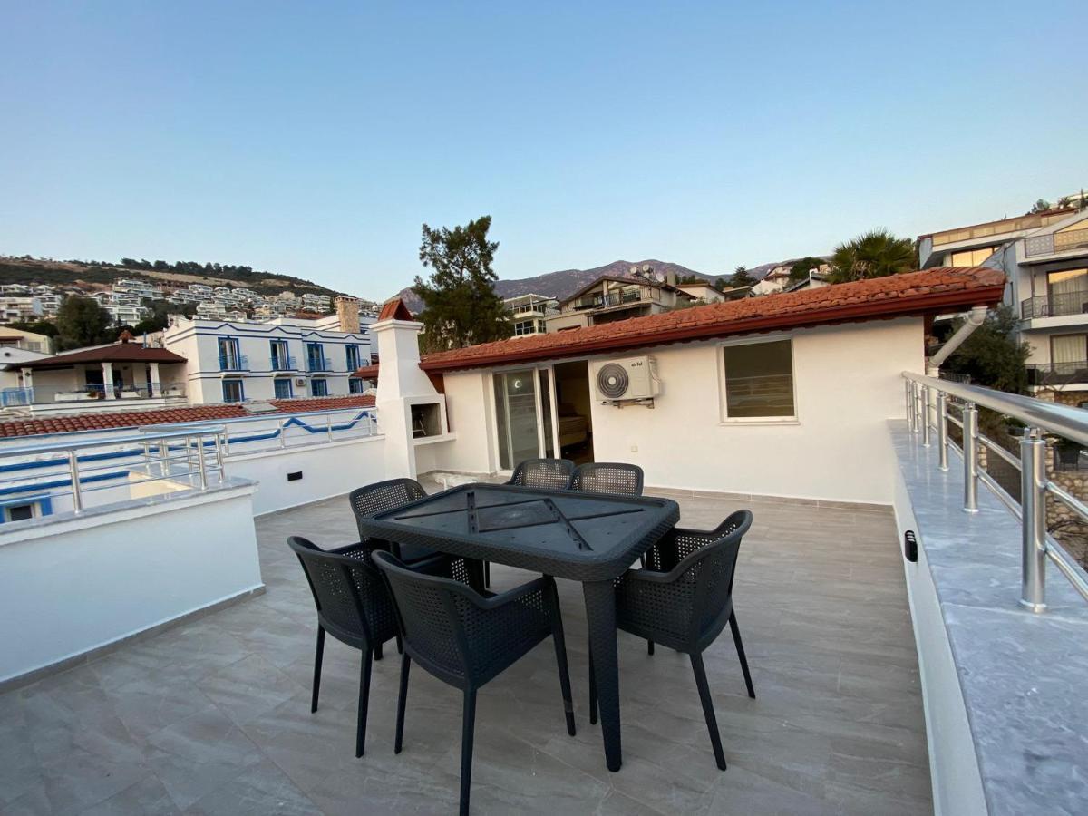 Shared Pool Flat Located 3 Min To Beach In Kalkan Apartment ภายนอก รูปภาพ