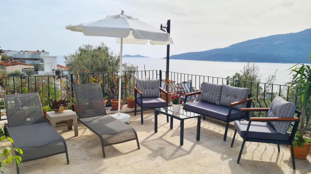 Shared Pool Flat Located 3 Min To Beach In Kalkan Apartment ภายนอก รูปภาพ