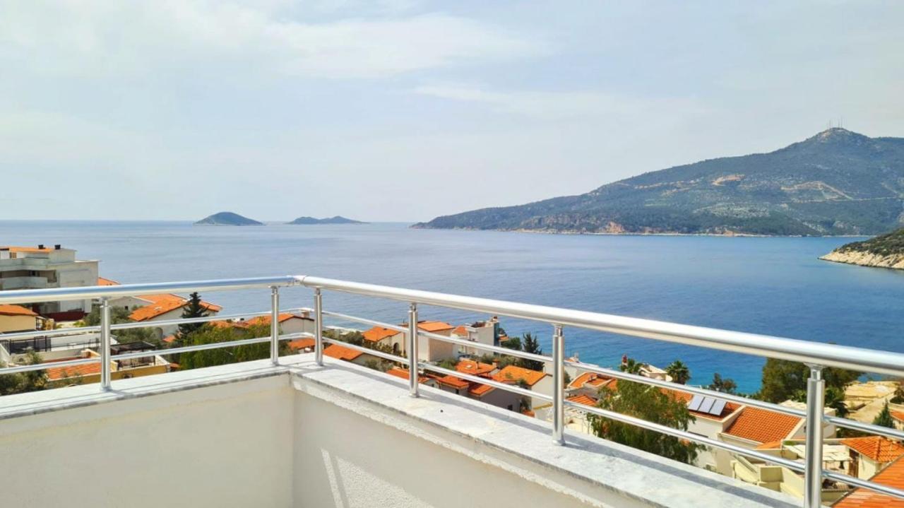 Shared Pool Flat Located 3 Min To Beach In Kalkan Apartment ภายนอก รูปภาพ